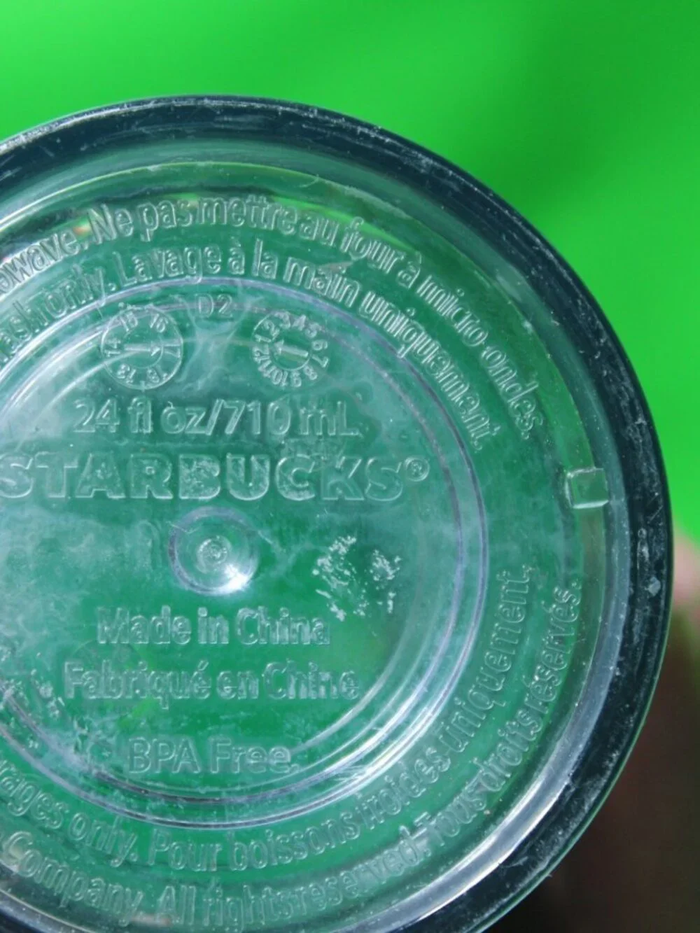 Starbucks Metallic Tropical Leaves Aloha Tumbler Cold Cup Venti 24oz No Straw